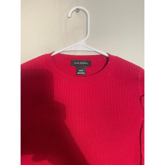 Club Monaco Red Tamea Sweater - Picture 4 of 10